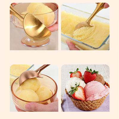 Sturdy Stainless Steel Ice Cream Tool Durable Ice Cream Scoop Perfect for Effortless Scooping of Ice Cream and Fruits