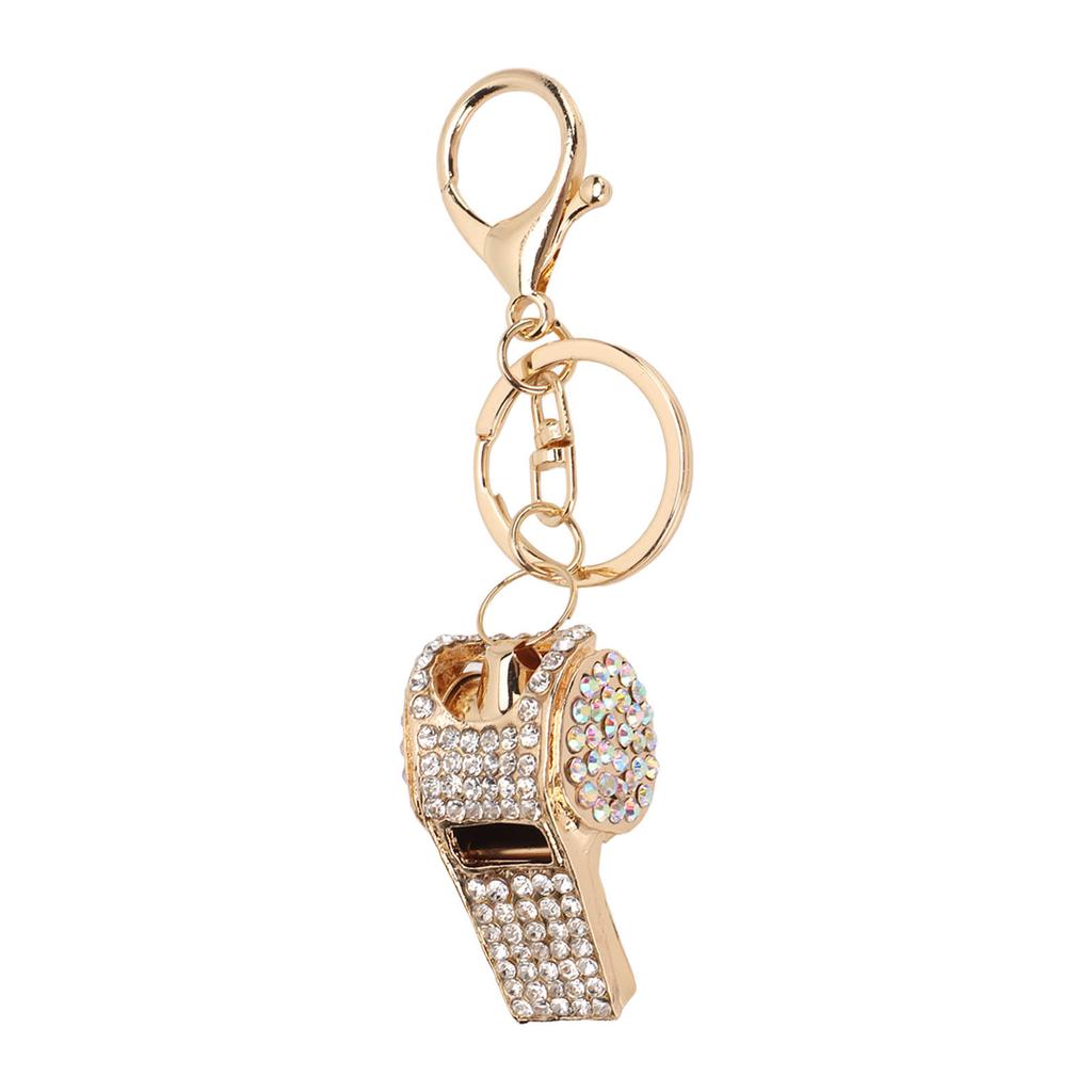 Keychain Zinc Alloy   Whistle Keychain Bag Decoration Ornament Metal Pendant Craft Jewelry Small Gift