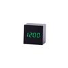 Wood Clock Creative Electronic Clock Square Digital Clock Mini Small Alarm Clock Thermometer Bedside Clock