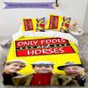 Only Fools and Horses 3pcs Bedding Set Duvet Cover Closure Includes 1 Duvet Cover & 2 Pillowcases for All Seasons Bedroom Home Dorm Decor