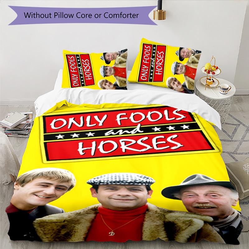 Only Fools and Horses 3pcs Bedding Set Duvet Cover Closure Includes 1 Duvet Cover & 2 Pillowcases for All Seasons Bedroom Home Dorm Decor