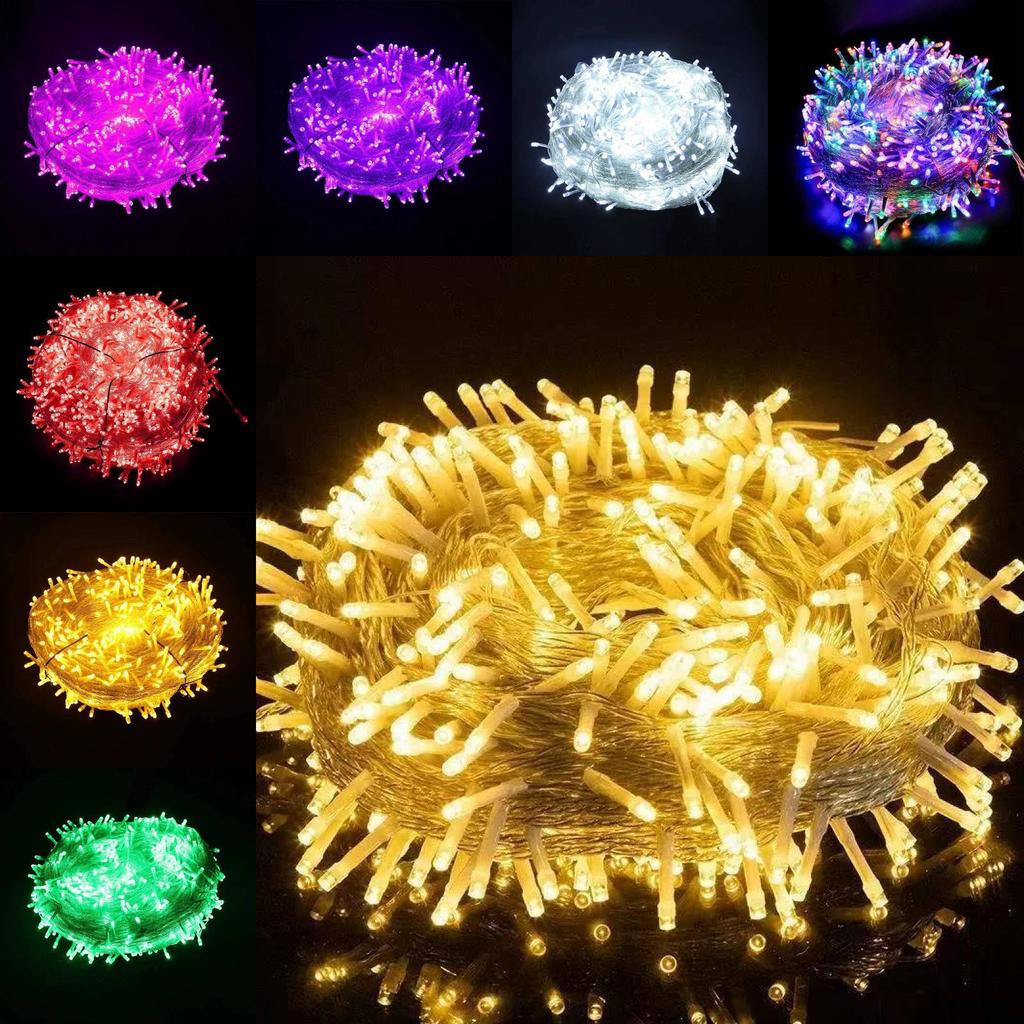 Led String Fairy Lights Christmas Tree Decors For Garden Outdoor Party Festoon
