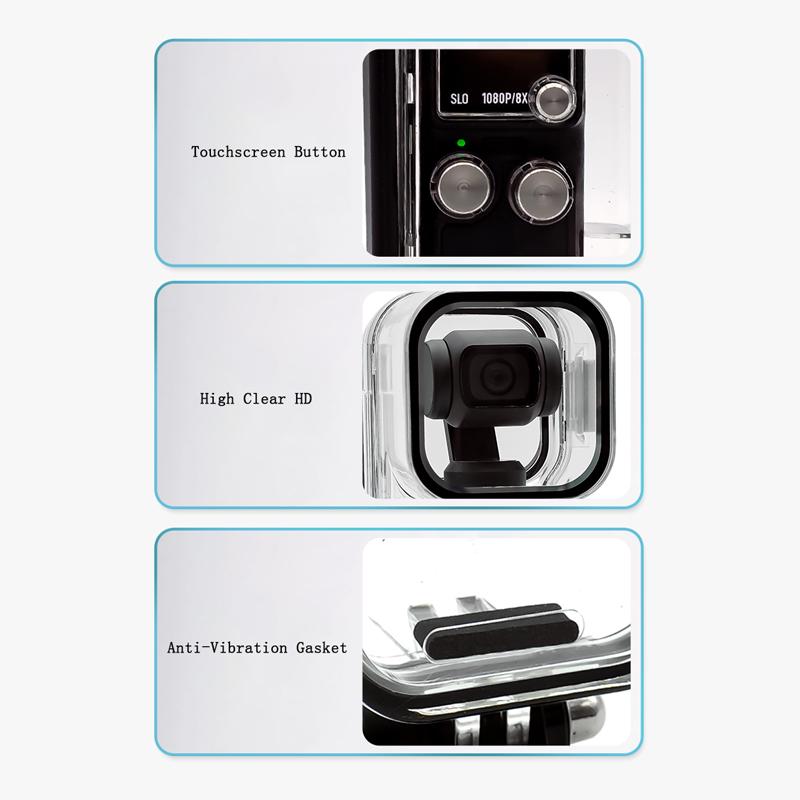 For DJI Osmo Pocket 3 Waterproof Case Deep Diving Protective Housing Cover Shell for Underwater Photography Cover Accessories