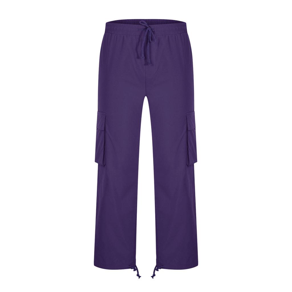 Men Spring Autumn Youth Street Men Casual Pants Fashion Loose Straight Tube Pants Overalls