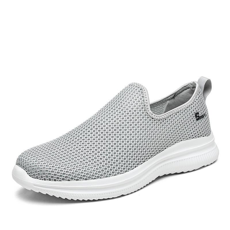Neue atmungsaktive Paar atmungsaktive Mesh Herren Freizeit-Mesh-Schuhe leichte bequeme Mesh-Schuhe Herren Einzelschuhe