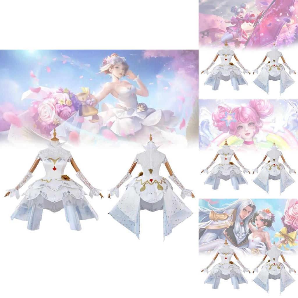 Elegant And Playful Pure White Cosplay Costume For Honor Of Kings Xiao Qiao Character
