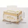 [Luxury Light Creative Drawer Box] European-style Tissue Box, Home Living Room, Coffee Table, Drawer Box, Creative Light Luxury, KTV Paper Drawer