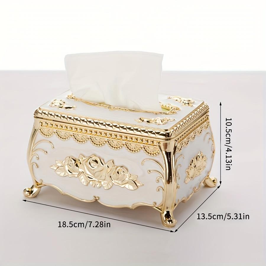 [Luxury Light Creative Drawer Box] European-style Tissue Box, Home Living Room, Coffee Table, Drawer Box, Creative Light Luxury, KTV Paper Drawer