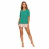 Women's Two-Piece Cotton Pajamas Short T-shirt Shorts MORAJ 3XL