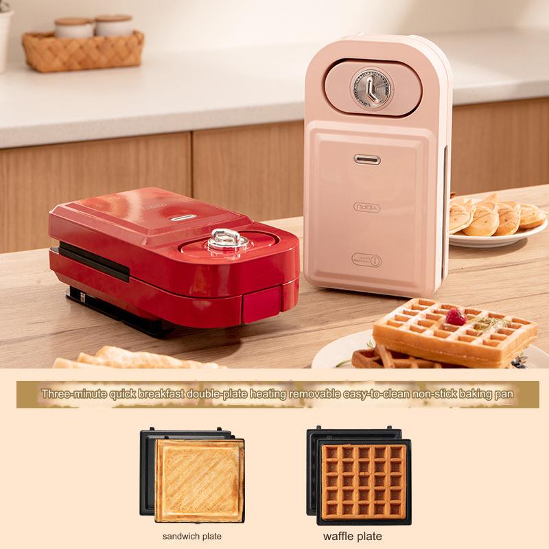 Electric Multifunction Sandwich Waffle Maker Baking Takoyaki Pancake Maker Timed Breakfast Machine Mini
