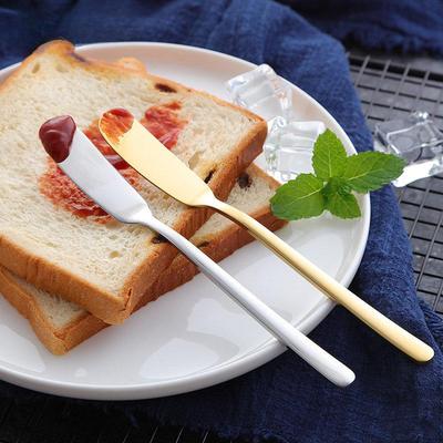 1PC Stainless Steel Butter Knife Cheese Dessert Jam Knifes Cream Cutlery Marmalade Toast Bread Knives Butter Spreader