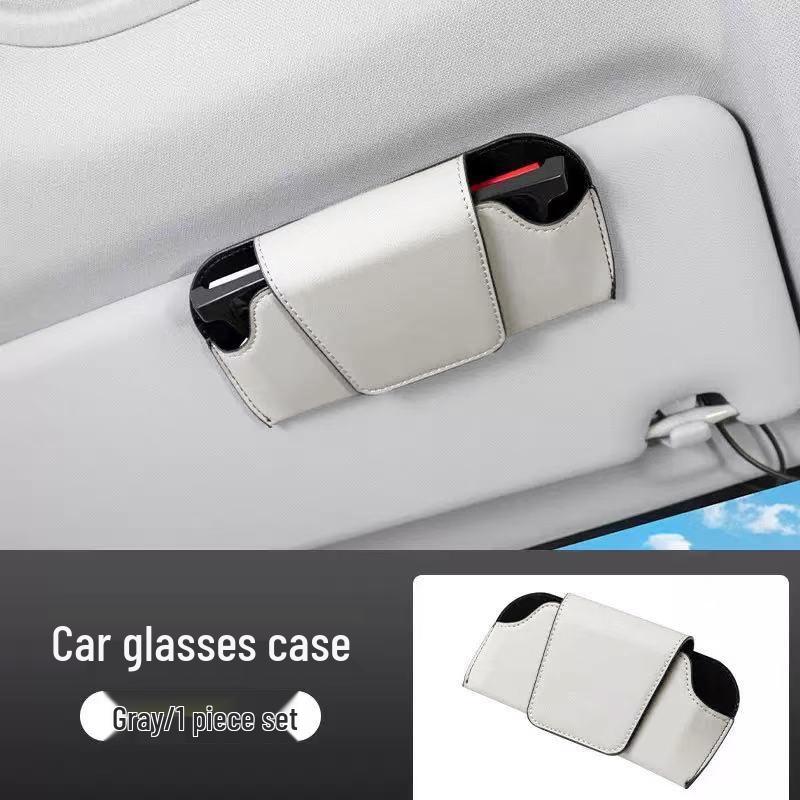 Magnetic Car Sunglasses Holder & Sun Visor Clip