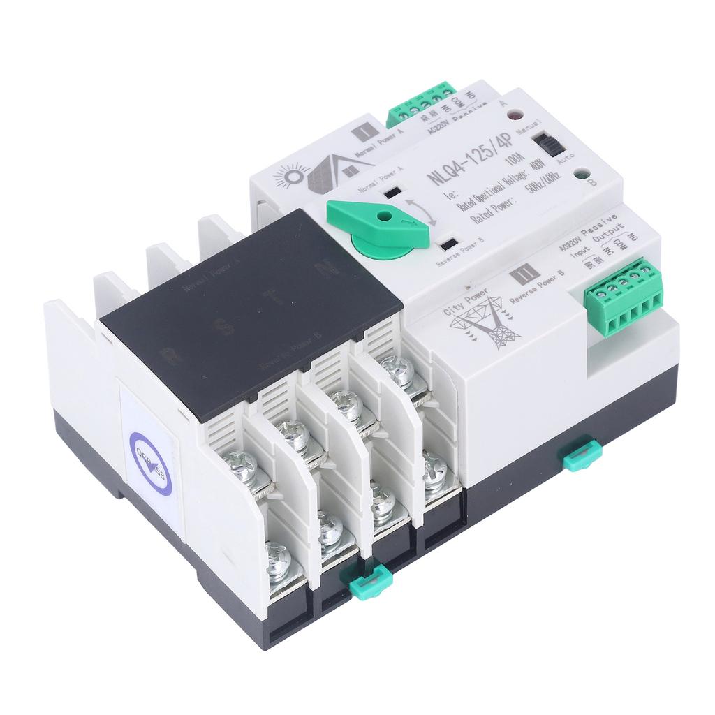 Comutator de transfer automat cu dublă putere, controler rapid cu circuit milisecundă NLQ4?1254P 100A 220V