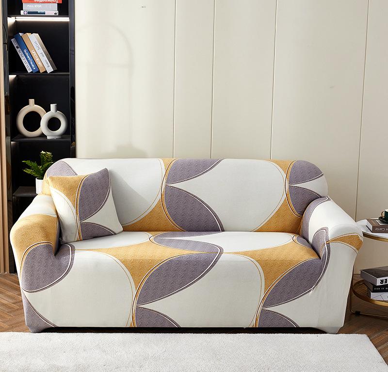 Geometry Plaid Sofa Cover Slipcovers Stretch Sofa Covers for Living Room Elastic Couch Chair Cover Sofa Towel 1/2/3/4-seater
