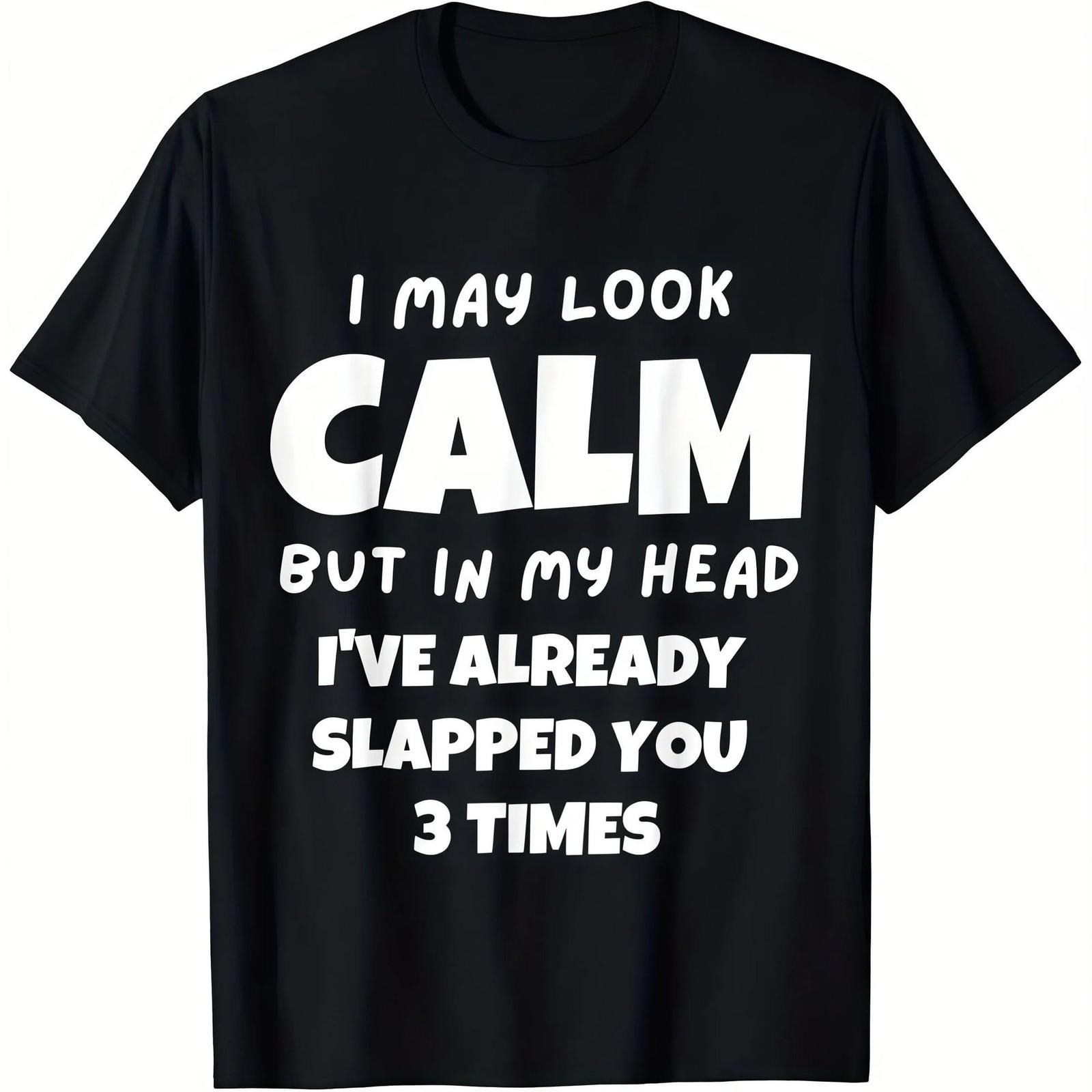 Black T-Shirt, Pure Cotton, Knitted Fabric Pattern T-Shirt,Ladies Large T-Shirt S разноцветный