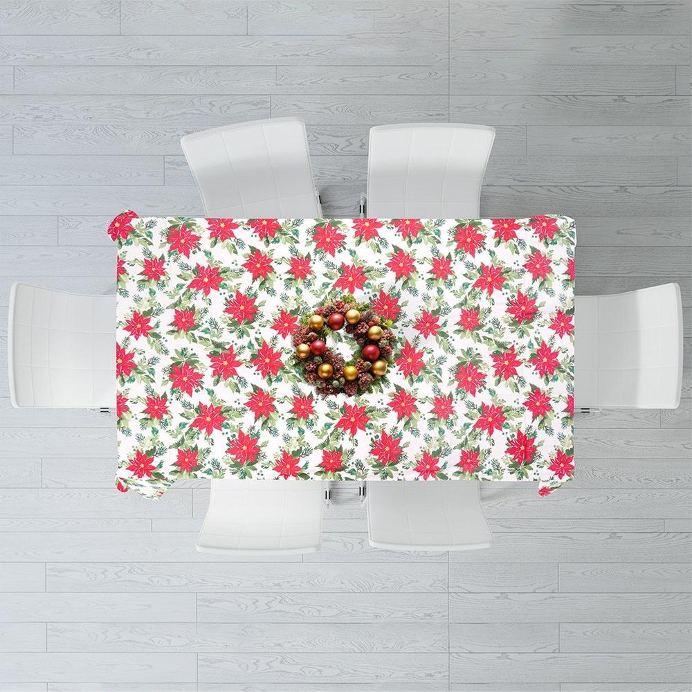 Obrus Świąteczny na Stół Wigilijny Ozdobny Dekoracyjny na Święta 220x150 cm