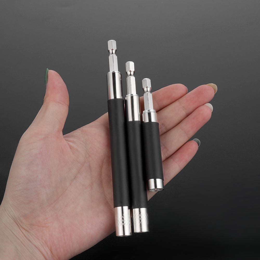 Quick Release Conversion Tool Parts Electric Drill Extension 1/4" Hex Shank Screwdriver Bit Holder