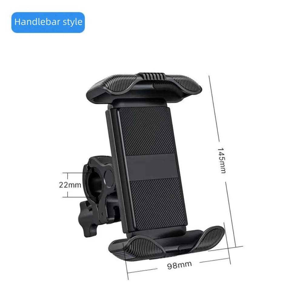 Bicycle Phone Holder Bike Mount 4.7-6.8 Inch Shockproof 360° Rotate Bike Motocycle Bike Phone Holder Cycling Phone Stand Bracket