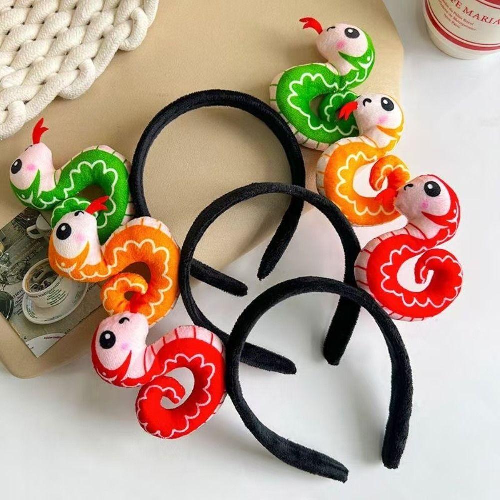 Chinese Zodiac Chinese New Year Hairband Soft Snake Headband Lovely Lunar Year