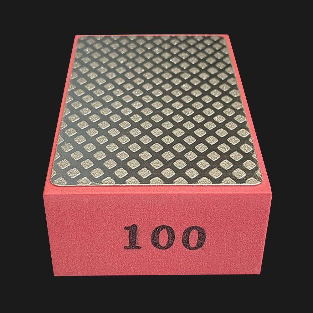 60/100/200/400 Grit Diamond Hand Polishing Pads 95x58mm Stone Marble Ceramic Polishing Pads