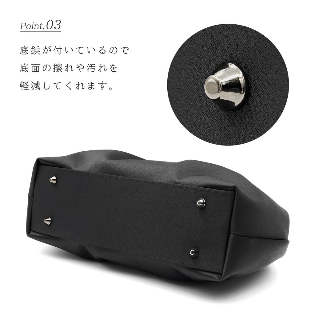 Formal Soft Design Pleated Suitable for School A5 Black [PLEX] Bag, Handbag, Type, Weddings, Funerals, Events, Size,