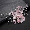 Pearl Flower Hair Clips Elegant Headwear For Women Precious Jewels Bridal Wedding Hair Accessories