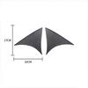 Carbon Fiber Rear Window Spoiler Wing Trim For Mazda 3 Axela Hatchback 2014-2018