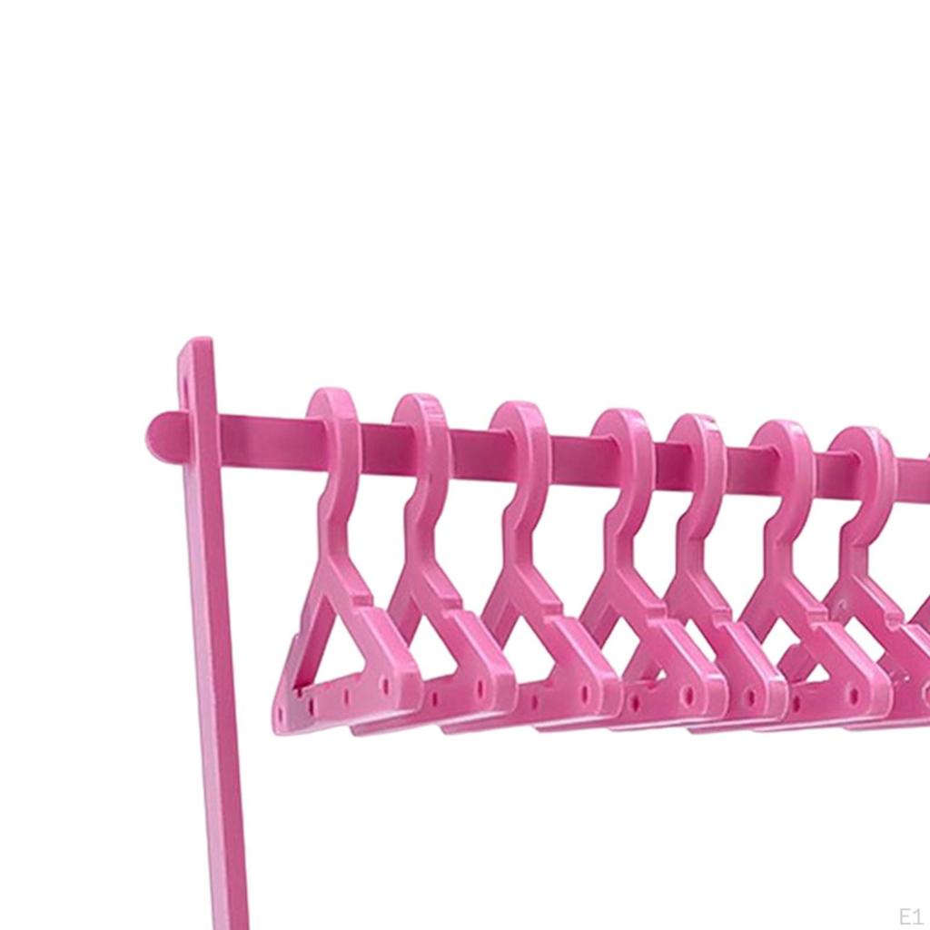 Creative Earring Display Stand, Earrings Storage Rack, 8 Mini Hangers Jewelry Organizer for Women