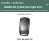 Kymco Xciting CT250/S250 Breestone ADV150 Motorcycle Key Cover - Genuine Leather