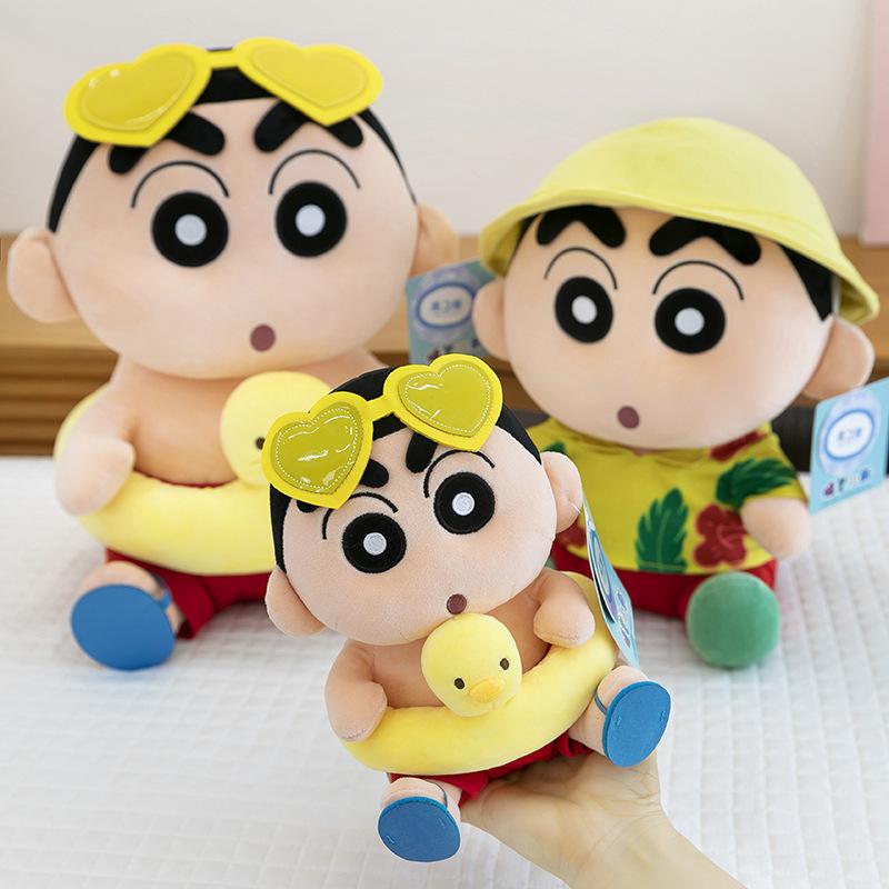 Summer Small New Plush Toys Children's Birthday Gifts Travel Souvenirs Shirt Swimming Ring Rag Doll