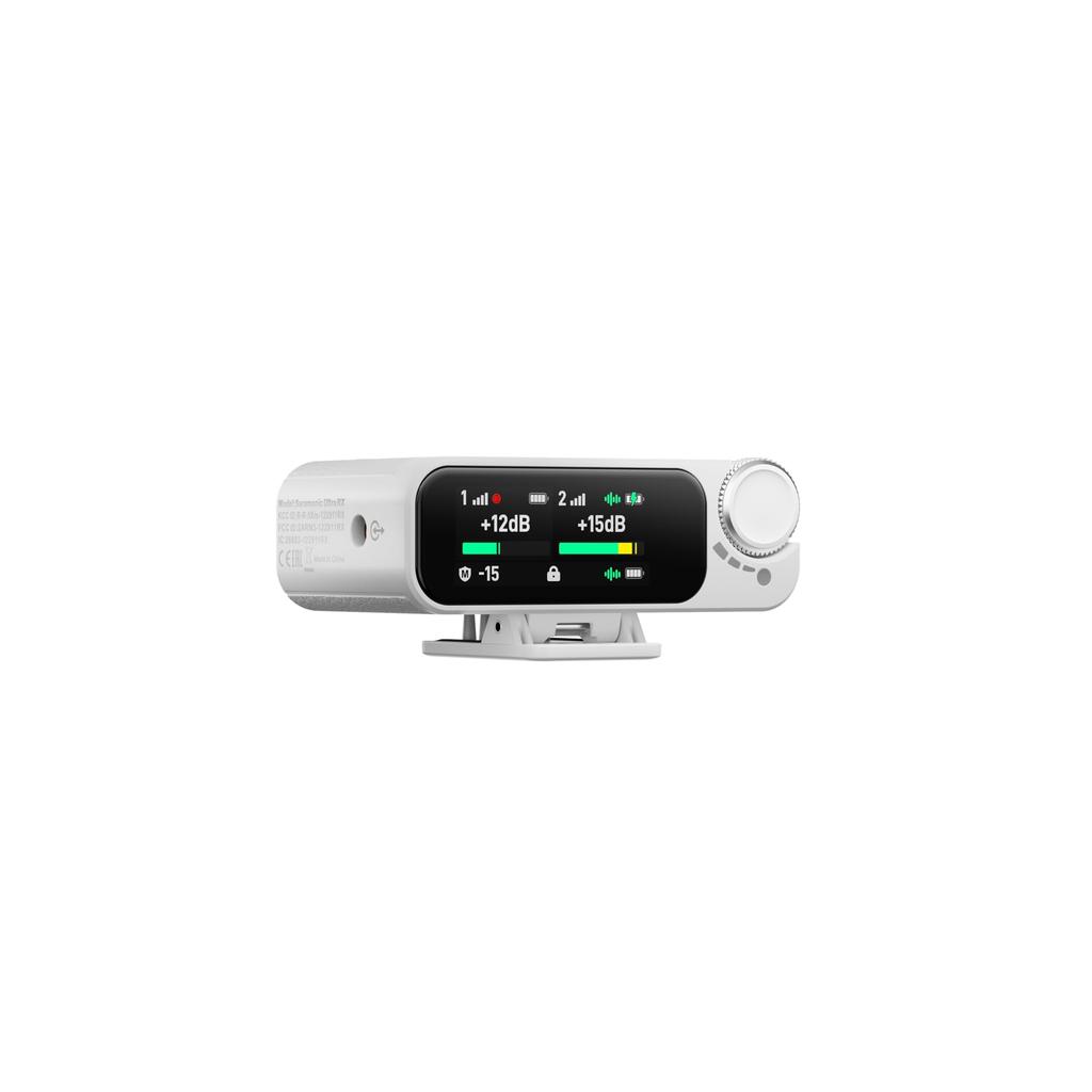 Saramonic Ultra 02 Kabelloses Mikrofonsystem mit Timecode 2-Kanal Integriert (Weiß)