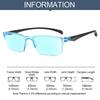Anti Blue Ray Reading Glasses Smart Automatic Zoom Reading Glasses Autofocus Ultralight Half-Rim Frame Near Far Computer Glasses