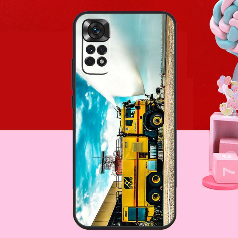 Fire Truck Case For Xiaomi Redmi Note 11 10 12 13 14 15 Pro Plus Redmi 15 C 14C 10C 12C 13C Soft Cover