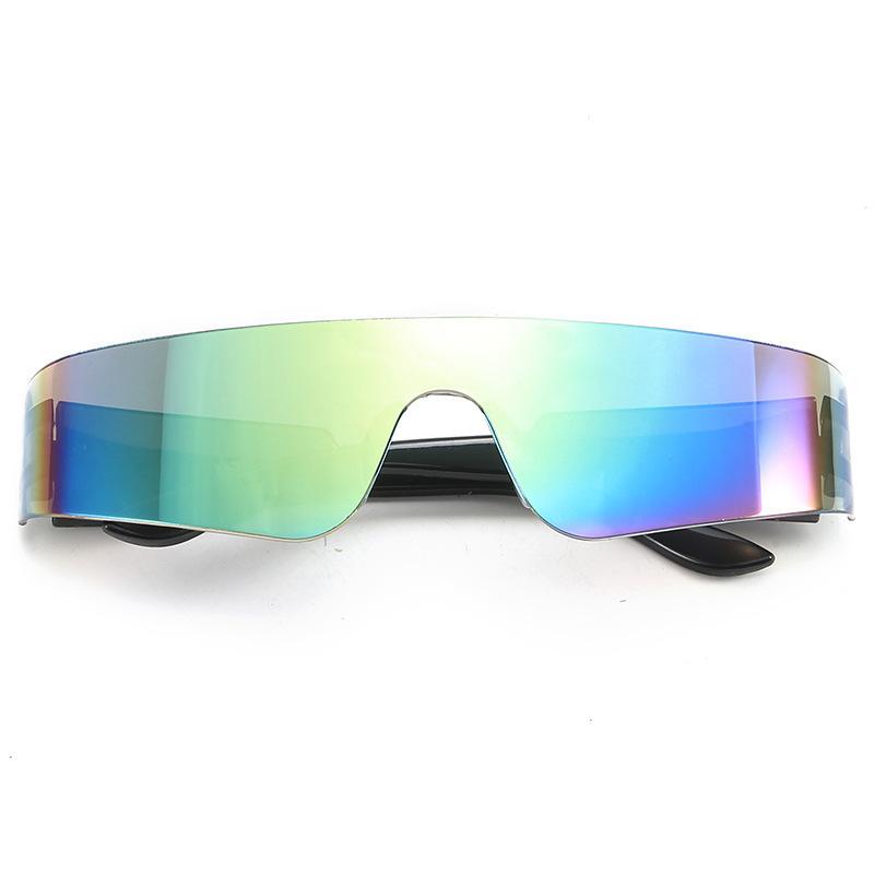 One-Piece Cyberpunk Sports Glasses, Large-Frame Sunglasses, Outdoor Sports Cycling Glasses