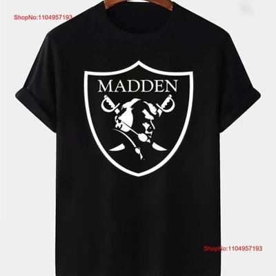John Madden Logo Men T Shirt Black All Sizes S 5XL JJ5320 Vintage Washed Streetwear Casual Stylish Unisex Graphic