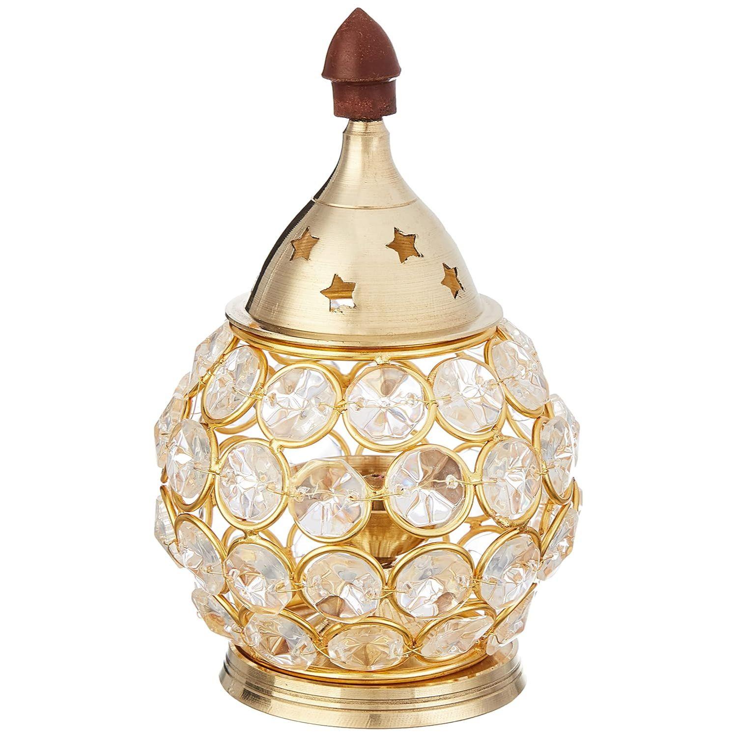 Solimo Akhand Diya/Oil Lamp for Puja, Home Décor and Diwali, Matki Shape,