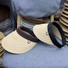 Raffia Sunscreen UV Ultraviolet Air Top Breathable Large Brim Peaked Hat for Women Summer Outing Sun Hat