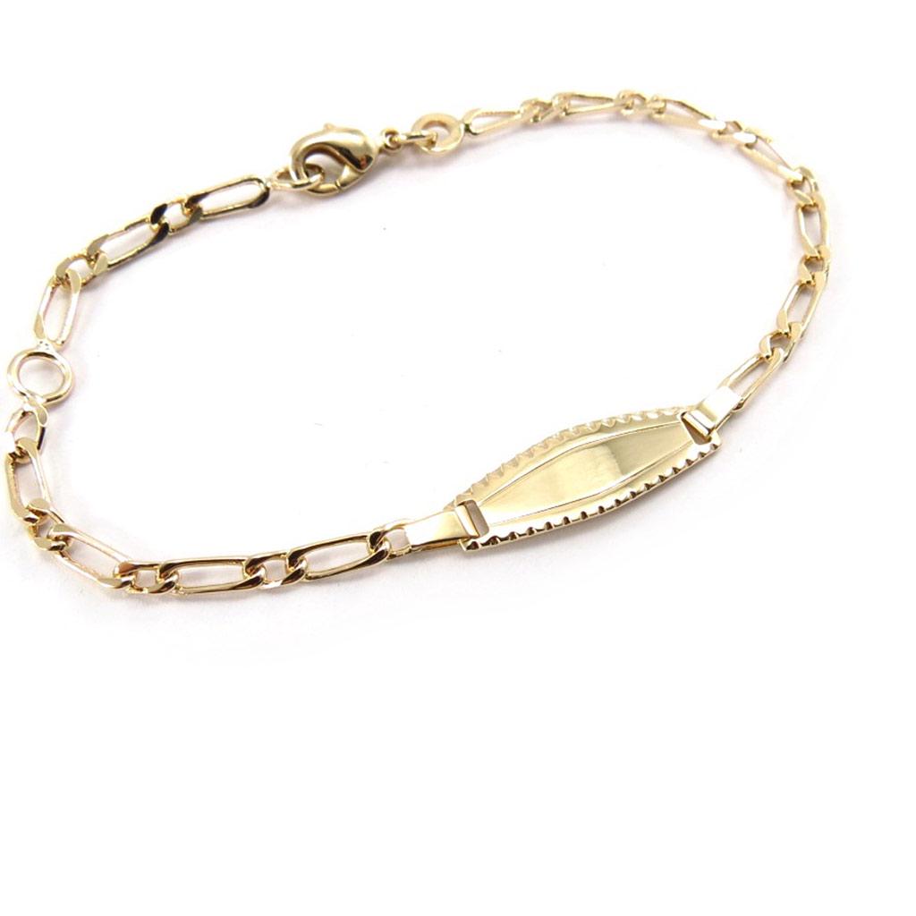 Les Trésors De Lily [K1023] - Pozlacený obrubníkový řetěz 'Bambino'