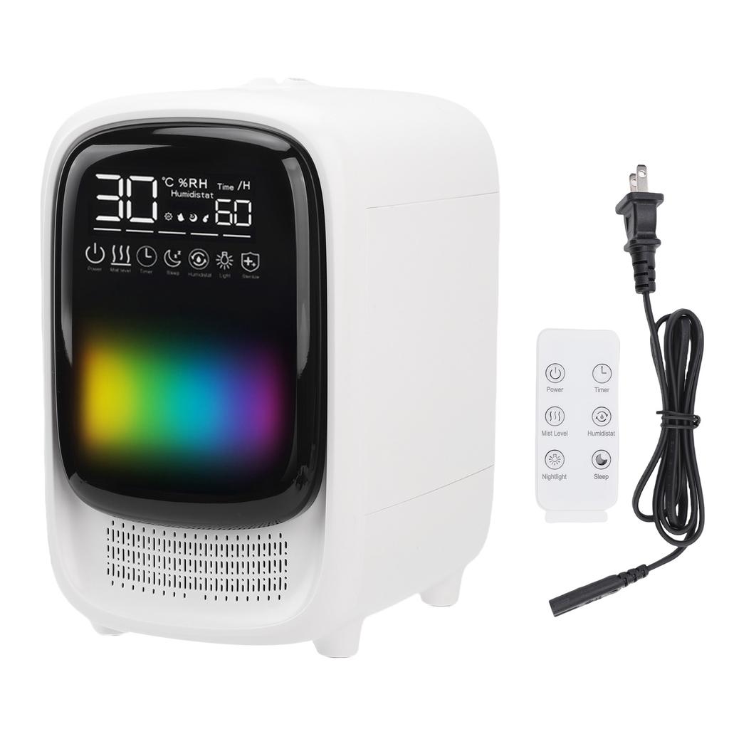 4 In 1 Humidifier 3.5L Large Desktop Humidifier Essential Oil Diffuser Bluetooth Speaker Colorful LED Light