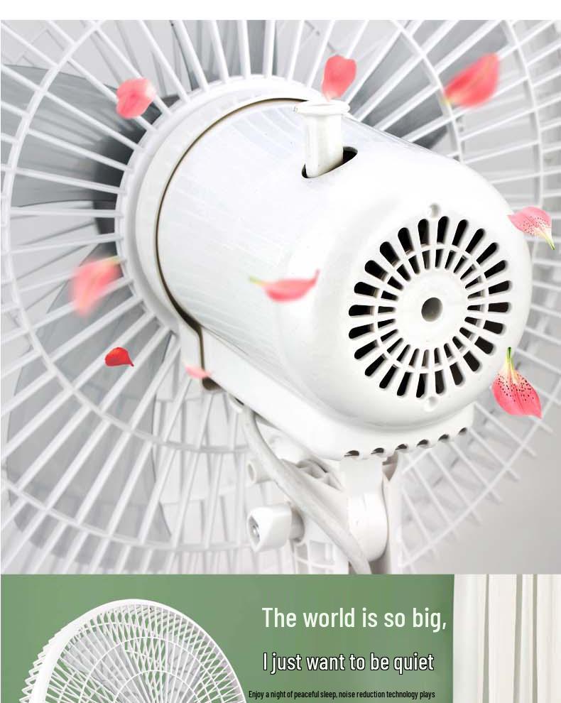 Remote Control Oscillating Floor Fan - Energy-Saving, Powerful Wind, Timer, Suitable for Dormitory & Bedroom