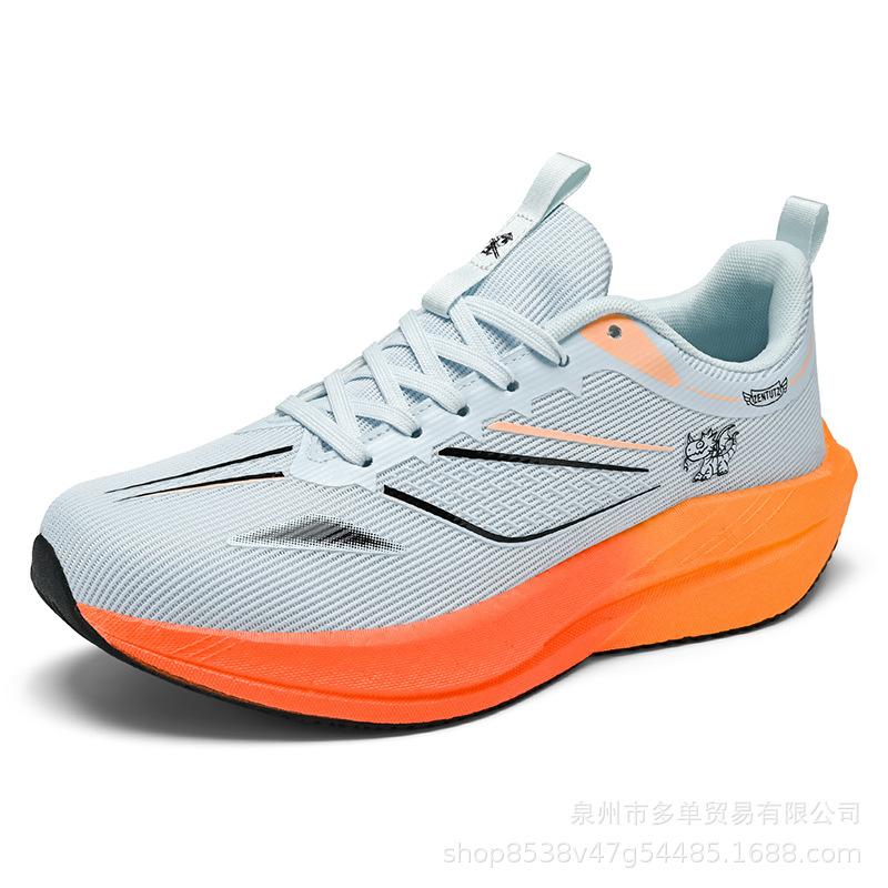 Refreshing and breathable mesh shoes Low-top lightweight shock-absorbing and rebound sports running shoes Men and women have the same style of real