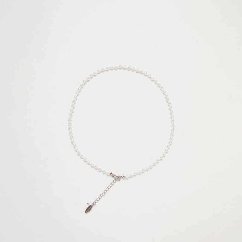 DEFINE OTHER LILY Pearl Necklace (White)