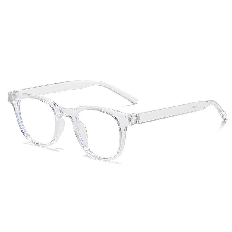 545 Fashion Street Shot Small Frame Flat Mirror 2024 New High-End Fashion Commuter Anti-Blue Light Glasses Frame
