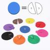 Fraction Tiles Math Kit, 9 PCS EVA Fraction Manipulatives for Kids, STEM Learning Tools for Classroom & Homeschool, Visual Math