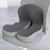 L-Shaped Integrated Memory Foam Orthopedic Cushion Comfort Ergonomic Design Back Coccyx Pillow Car Seat Office Chair Pain Relief