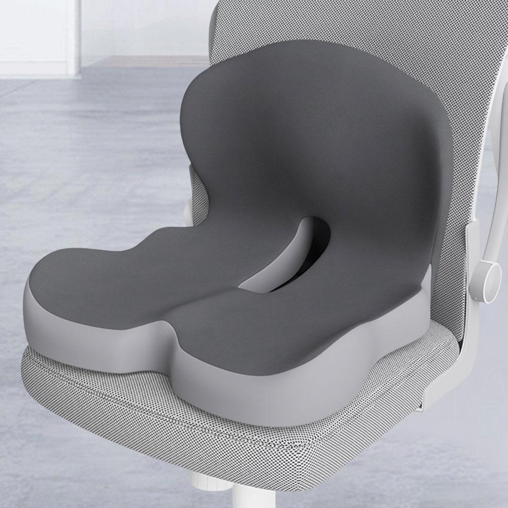 L-Shaped Integrated Memory Foam Orthopedic Cushion Comfort Ergonomic Design Back Coccyx Pillow Car Seat Office Chair Pain Relief