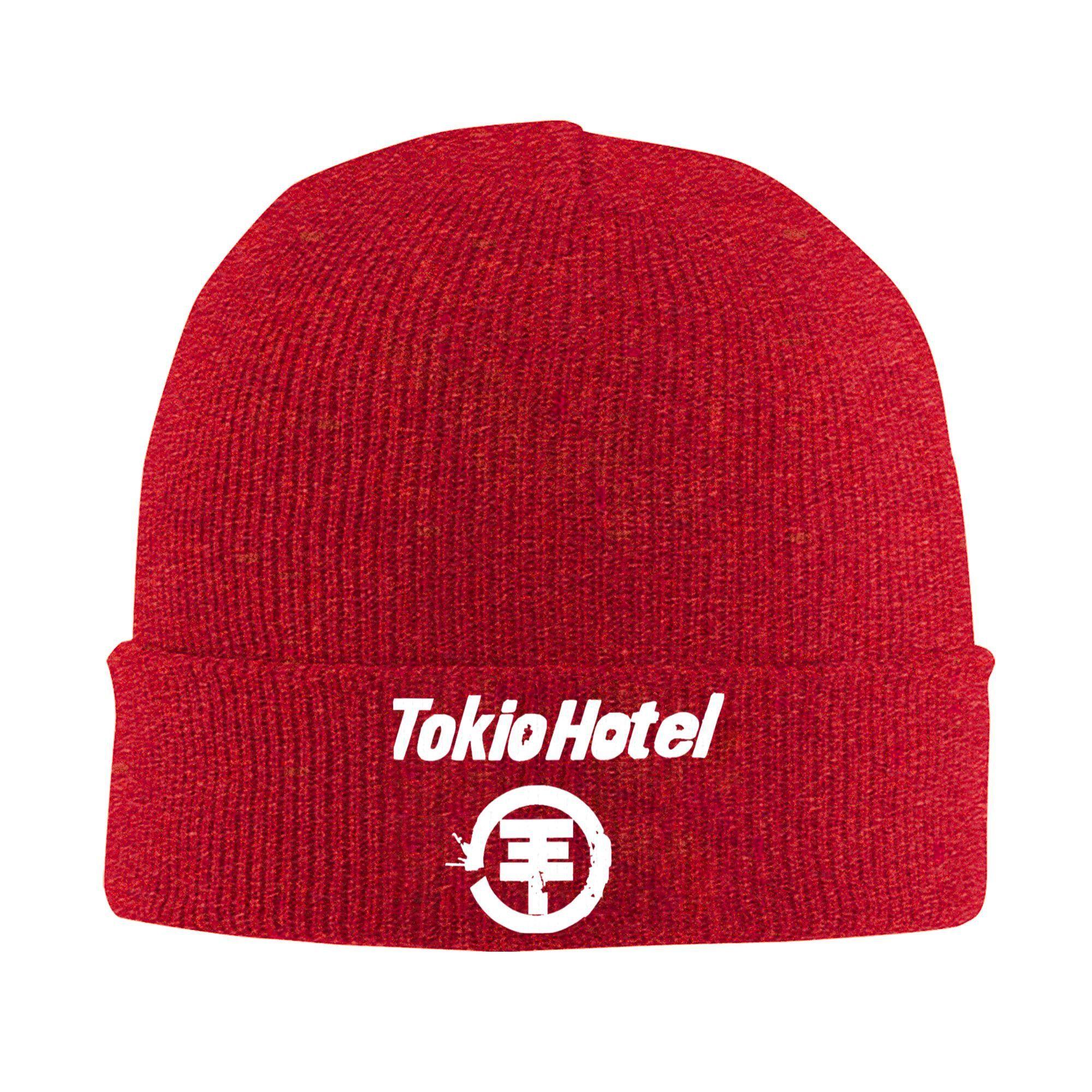 Рок Tokio Hotel Логотип Аксессуары Зимняя Шапка-Бини Для Унисекс Вязаная Шапка-Череп Шапочка Вязаная Шапка