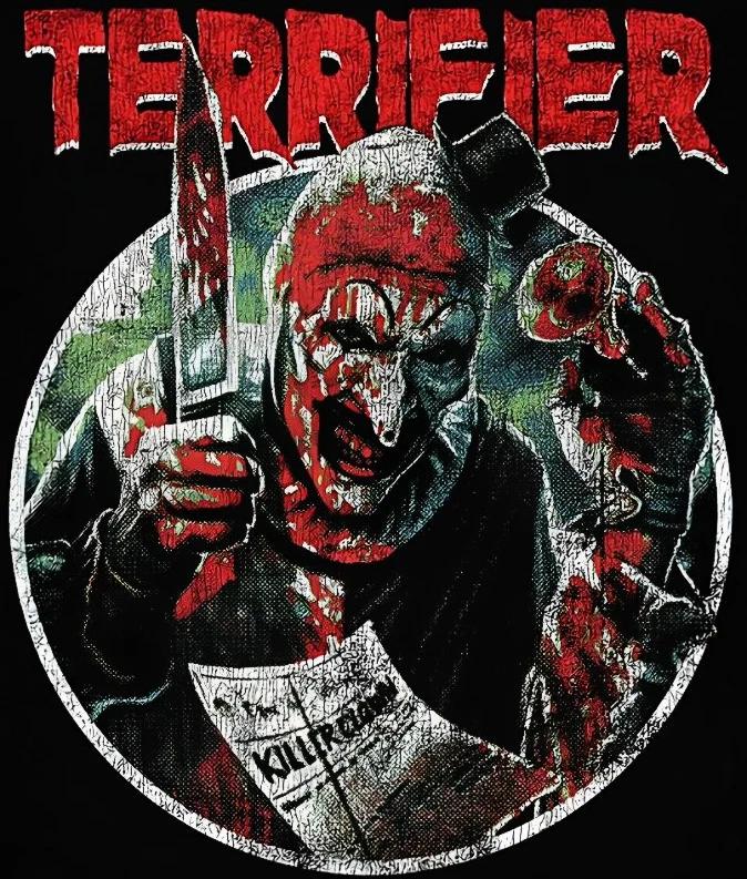 Terrifier Clown Horror Graphic T-Shirt 4XL