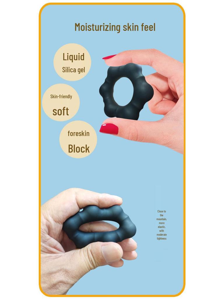 Silikon-Verzögerungsring für Männer Intimitätsspielzeug