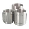 Camping Cup Tableware Nature Hike Travel Picnic Portable Mug Cupped Stainless Steel Water Cup Mug with Foldable Handle Cookware